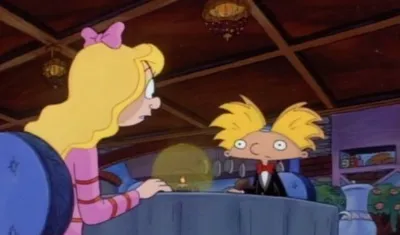 Left to right) Gerald, Arnold and Helga in "Hey Arnold! The Movie." (2002  Stock Photo - Alamy