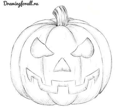 How to draw and color a pumpkin for Halloween. Coloring for kids. - YouTube