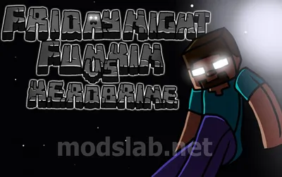 Скачать Против Херобрина / Friday Night Cursed: Vs. Herobrine для Friday  Night Funkin | ModsLab