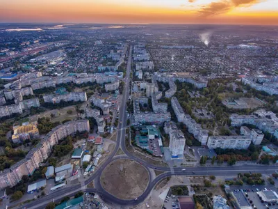 Виды на затопленный Херсон с высоты птичьего полета. Фотогалерея