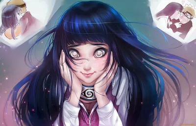 Фото Портрет Хинаты Хьюга / Hinata Hyuuga из аниме Наруто / Naruto, by Kia  Amazona