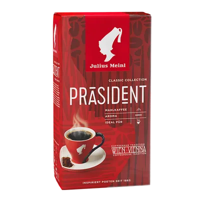 Кофе молотый Julius Meinl Президент (President) 500г в интернет-магазине  