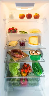 открытый холодильник с едой открытый холодильник с едой Фото Фон И картинка  для бесплатной загрузки - Pngtree