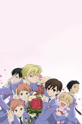 Обои на рабочий стол Хост-клуб Оранской школы / Ouran High School Host Club  / Ouran Koukou Host Club / Клуб свиданий старшей школы Оран, Харухи  Фудзиока и Тамаки Суо / Haruhi Fujioka