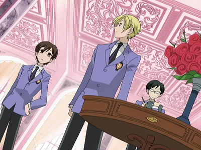 Аниме Клуб свиданий старшей школы ОРАН /Ouran High School Host Club -  «Богатые детки приходят в школу, похоже, только забавляться...» | отзывы