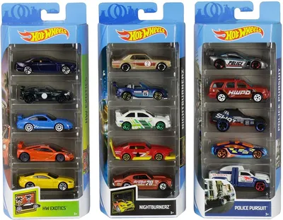 Набор из 5 машинок Хот Вилс Hot Wheels 5-Pack  Mattel FYL11: продажа,  цена в Киеве. Игрушечные машинки, самолетики, техника от "Оригинальные  игрушки из Америки и Японии" - 1037034075