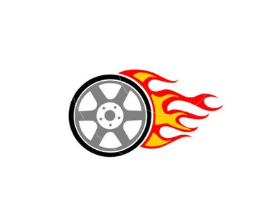 Hot Wheels Vector, Wheels, Burning Fire, Fire PNG and Vector with  Transparent Background for Free Download