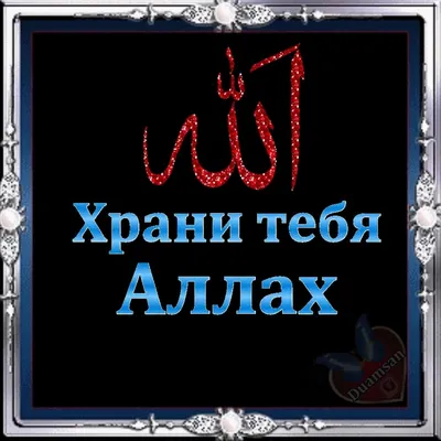 Ответы : как сказать на арабском" Храни тебя Всевышний"? Именно  Всевышний, а не Аллах.