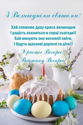 Поздравления с Пасхой – картинки на Пасху на украинском языке и приветствие  своими словами