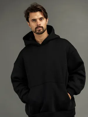 Худи Oversize Unisex. Цвет: Черный (id 94915232)