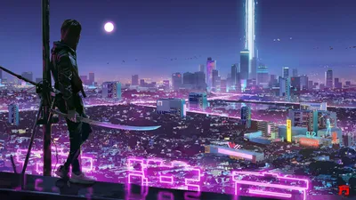 Обои девушка, оригами, Cyberpunk 2077, Киберпанк, Киберпанк 2077 картинки  на рабочий стол, раздел игры - скачать