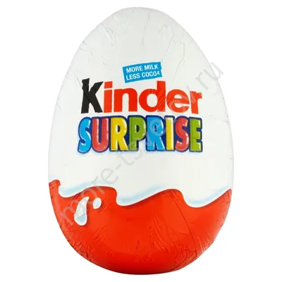 Купить шоколадное яйцо Kinder сюрприз недорого с доставкой.