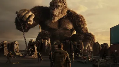 Обои King Kong, Обезьяна, Кинг Конг, Небоскребы, Арт, Горилла, 2021,  Годзилла против Конга, Godzilla Vs Kong картинки на рабочий стол, раздел  фильмы - скачать