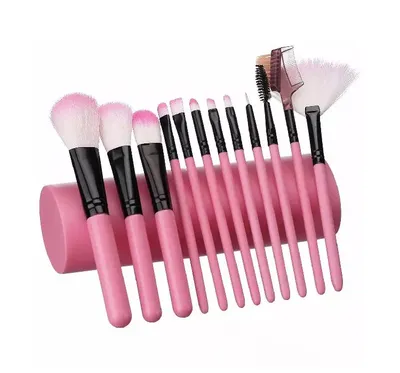 Набор из 12 кисточек для нанесения макияжа в футляре-тубе премиум-класса,  Premium brushes - отзывы покупателей на Мегамаркет | кисти для макияжа  Brushes_Tube