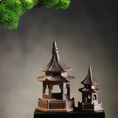 Кашпо Китайская Пагода для кактусов и цветов 11*11*17см. (ID#1848946308),  цена: 130 ₴, купить на 