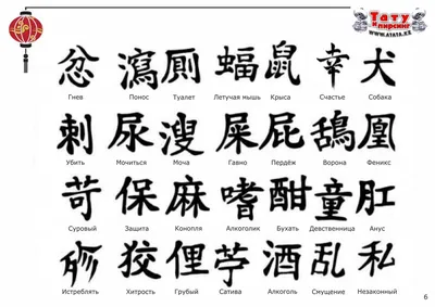 Китайские иероглифы в татуировках: история, значения и популярность -  