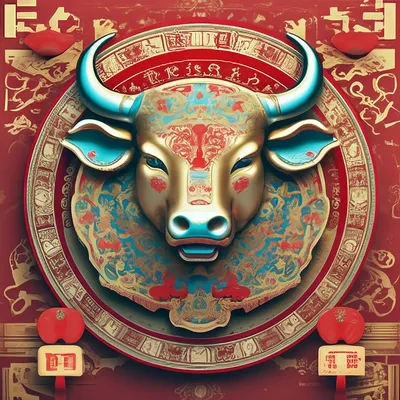 Год быка, китайский календарь» — создано в Шедевруме