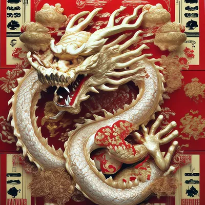 Год дракона, китайский календарь» — создано в Шедевруме