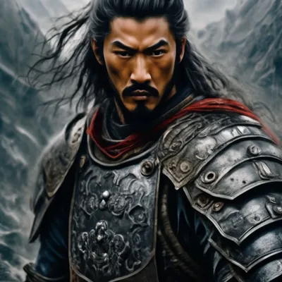 Китайский воин времен троецарствия …» — создано в Шедевруме