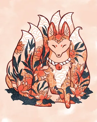 Маска Кицунэ Японской Лисы Kitsune красная, 18х17 см (ID#1460919022), цена:  135 ₴, купить на 