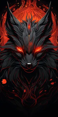 Fire Kitsune" Art Board Print by Dase23 | Redbubble