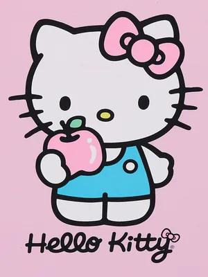 Hello Kitty with an Apple Plush | jellybeet