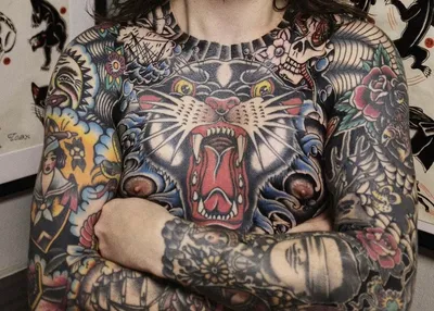 Самые крутые мужские татуировки - 