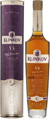 Купить Коньяк Klinkov Клинков VS 5* 40% л в тубусе в Запорожье по  оптовым ценам склад Портовая СПИРТНЫЕ НАПИТКИ СКИДКИ