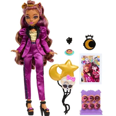 Кукла Клодин Вульф (Clawdeen Wolf), базовая с питомцем, MONSTER HIGH