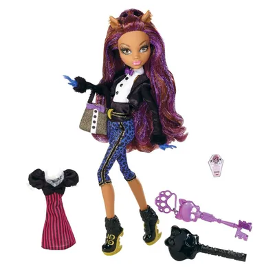 Обзор на Clawdeen Wolf Ghouls Rule Monster High (Клодин Вульф Гулс Рул Школа  Монстров) X3715 - YouTube