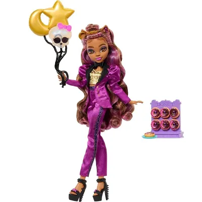 Кукла Клодин Вульф (Clawdeen Wolf), базовая с питомцем, MONSTER HIGH