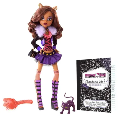 Кукла Монстер Хай Клодин Вульф/ Monster high Clawdeen Wolf - купить с  доставкой по выгодным ценам в интернет-магазине OZON (884302809)