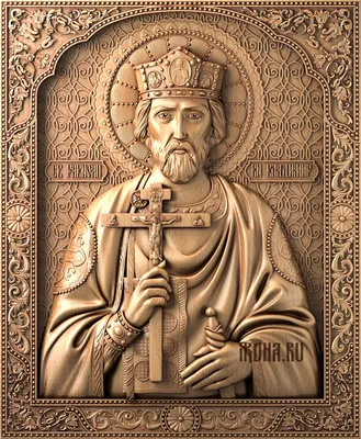 Wooden Icon of Saint Vladimir the Great Икона Святой Князь Владимир 4.6" x  7.5" | eBay