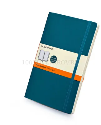 Записная книжка Moleskine Classic Soft (в линейку), Large (13х , бирюзовый  (a140355) — заказать книжки недорого | Интернет магазин 100 Сувениров