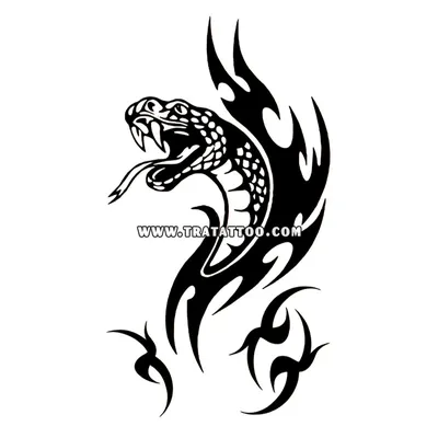 Водостойкие Временные татуировки-наклейки, Кобра, змея, животные, имитация  татуировки, тату боди-арт, татуировки для девочек, женщин, мужчин и детей |  AliExpress