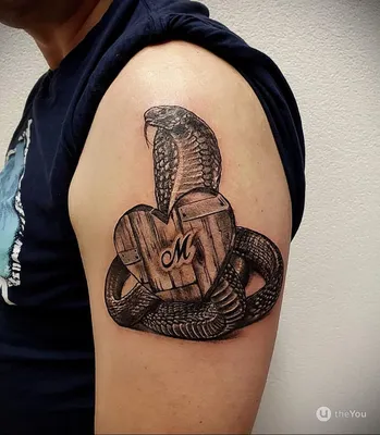 Snake #tattoo | Тату кобры, Тату, Татуировки