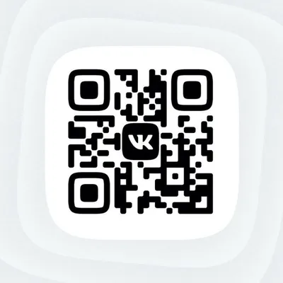 Виниловая наклейка "Вконтакте QR-код с профилем"