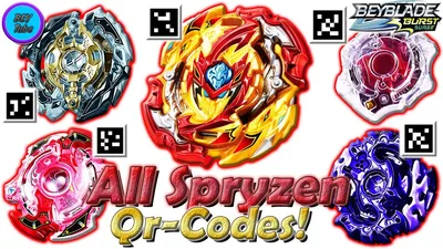 All SPRYZEN QR-CODES | Все Qr-Коды SPRYZEN - Beyblade Burst Surge - YouTube