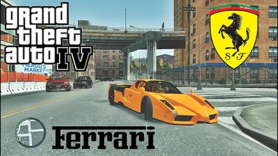 GTA:IV - САМАЯ БЫСТРАЯ МАШИНА В ГТА 4 - Ferrari Enzo 2002 - YouTube