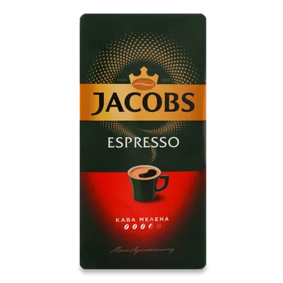 Кофе Jacobs Monarch Espresso молотый 450г ᐈ Купить по выгодной цене от Novus