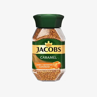 Кофе Jacobs Caramel с ароматом карамели 95 г | Растворимый кофе | 