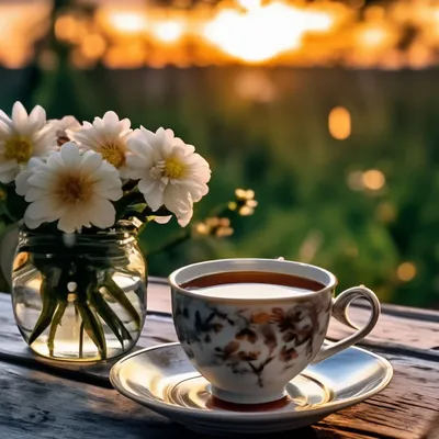 Фото кофе в чашке доброе утро — скачать бесплатно