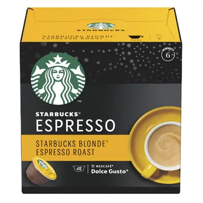 Кофе в капсулах Starbucks Dolce Gusto Blonde Espresso Roast (12 шт.) -  Капсулы Dolce Gusto