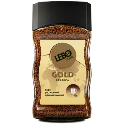 Купить оптом Кофе растворимый Lebo "Gold", в стеклянной банке, 100 г на  MAY24
