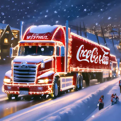 Coca-Cola – символ праздника, радость в каждом глотке» — создано в Шедевруме