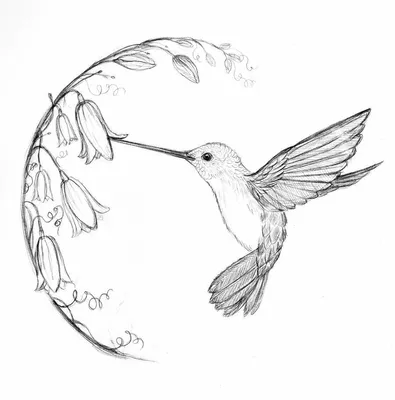 Watercolor Hummingbird Tattoo Design 2022