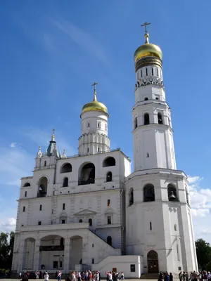 Москва Кремль Колокольня Иван Великий Церковь Иоанна Лествичника Собор  Николая Чудотворца Гостунского Собор Успения Пресвятой Богородицы Фотография