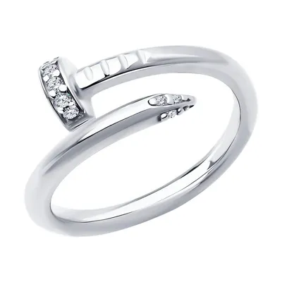 Diamant, Кольцо из серебра с фианитами, 94-110-02060-1, 925 проба - купить  с доставкой по выгодным ценам в интернет-магазине OZON (1093091283)