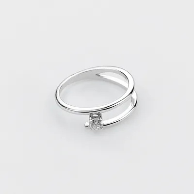 Золотое кольцо SOKOLOV 714993 с топазом London Blue, фианитами — купить в   — фото