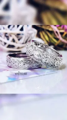 Пара обручальных колец из золота Е-504-R 💍 купить по цене 39316 руб. в  Москве